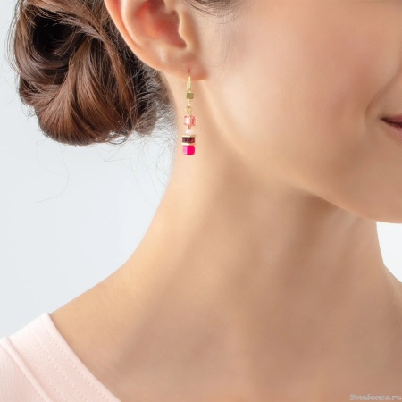 Серьги Coeur de Lion, Magenta, 4565/20-0422. Германия