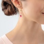 Серьги Coeur de Lion, Magenta, 4565/20-0422. Германия