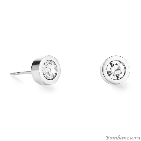 Пусеты Coeur de Lion, Crystal-Silver 0228/21-1817. Германия