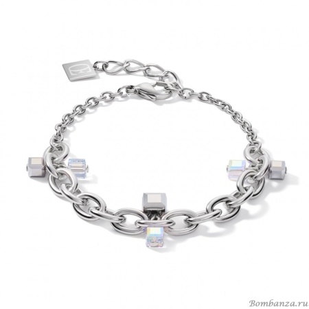 Браслет Coeur de Lion,  Crystal-Silver Swarovski 5063/30-1817
