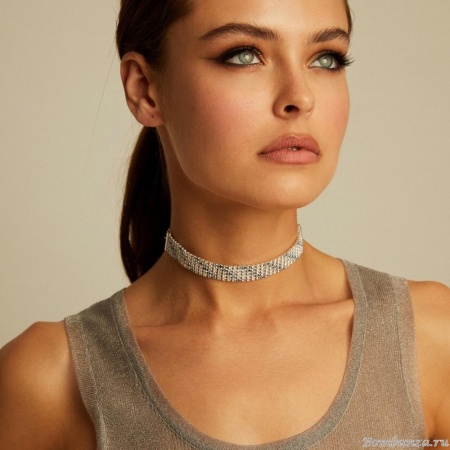 Колье VIDDA, Eternity, с кристаллами Swarovski, VD23.2-01798 голубой