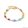 Браслет Coeur de Lion, Multicolor Rainbow-Gold 5020/30-1535. Германия