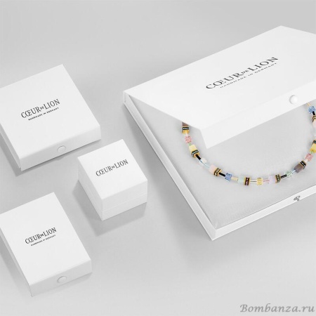 Кольцо Coeur de Lion,  Multi-Pastel-Silver 16,5 0130/40-1580 52