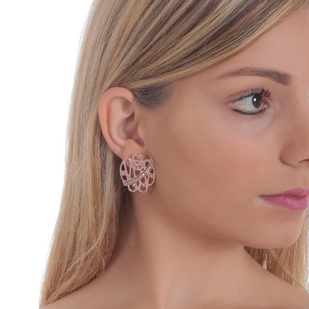 Серьги Boccadamo XOR230RS BR/RG