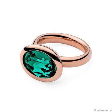 Кольцо Qudo, Tivola Emerald 16.5 мм 631583/16.5 G/RG Кольцо Qudo, Tivola Emerald 16.5 мм 631583/16.5 G/RG