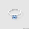 Кольцо Coeur de Lion, Light Blue-Silver 18.5 мм 0500/40-0741 58