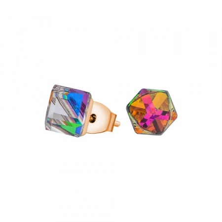 Пусеты Fiore Luna, Crystal Vitrail Medium