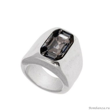 Кольцо VIDDA, Venice, с кристаллом Swarovski, VD22-01266 серый, 17,5 Кольцо VIDDA, Venice, с кристаллом Swarovski, VD22-01266 серый, 17,5