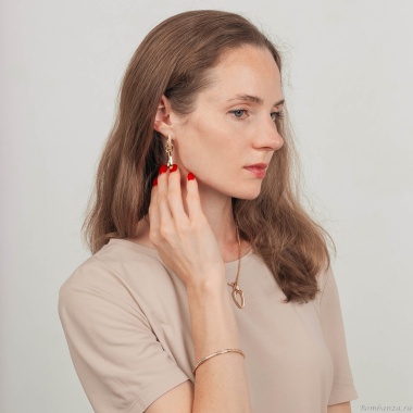 Серьги Fiore Luna,, ABE27622-01 G Серьги Fiore Luna,, ABE27622-01 G