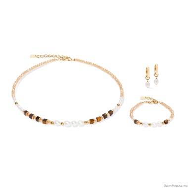 Колье Coeur de Lion, Brown-Beige, 1135/10-1110 Колье Coeur de Lion, Brown-Beige, 1135/10-1110