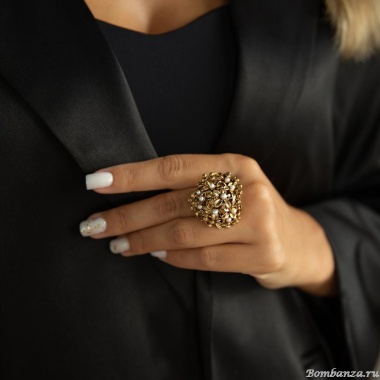 Кольцо Celeste G, разъемное, с жемчугом, CS25.1-2068 золотистый