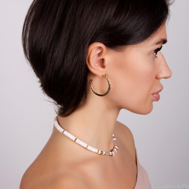 Серьги Moon Paris, Ikita, полукольца, MIK-22.10-058 золотистый Серьги Moon Paris, Ikita, полукольца, MIK-22.10-058 золотистый