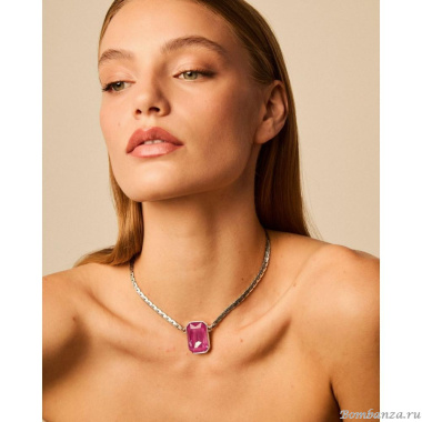 Колье VIDDA, Lily, с кристаллом Swarovski, VD25.1-02074 розовый, 60см