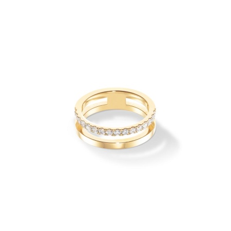 Кольцо Coeur de Lion, Crystal-Gold, 0136/40-1816 60
