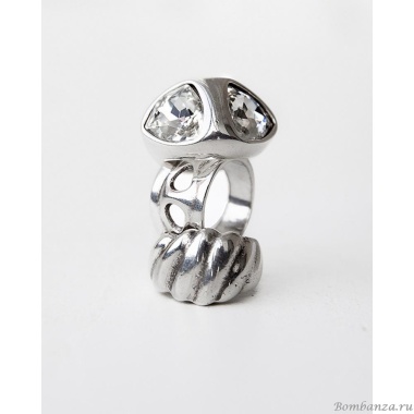 Кольцо Ciclon, Alai, металл, CN-251504 серебристый, 18