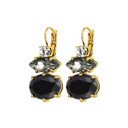 Серьги Dyrberg Kern, PARSANA SG BLACK_GREY, 470011