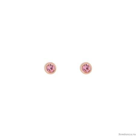 Серьги Coeur de Lion, Light Rose 0228/21-1920. Германия