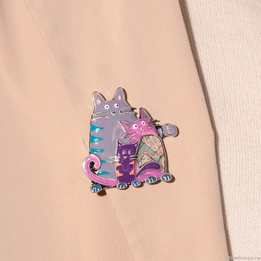 Брошь Shadore, Котики