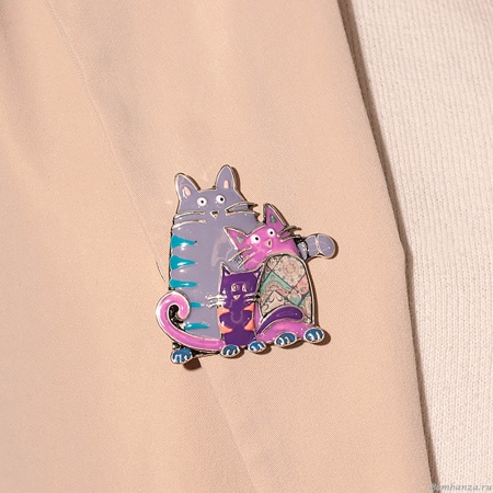 Брошь Shadore, Котики