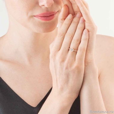 Кольцо Coeur de Lion, Crystal-Rose gold 16.5 мм 0228/40-1822 52 Кольцо Coeur de Lion, Crystal-Rose gold 16.5 мм 0228/40-1822 52