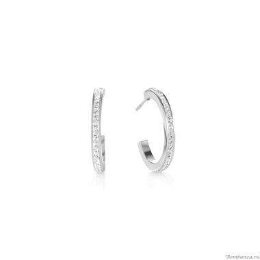 Серьги Coeur de Lion, Crystal-Silver 0139/21-1817 Серьги Coeur de Lion, Crystal-Silver 0139/21-1817