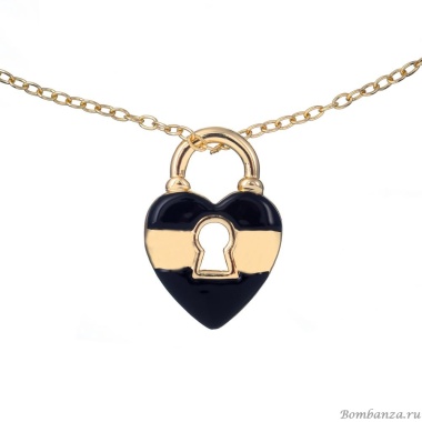 Колье Francesca Bianchi, с эмалью, FB25.2-61S черный