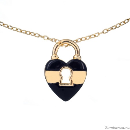 Колье Francesca Bianchi, с эмалью, FB25.2-61S черный