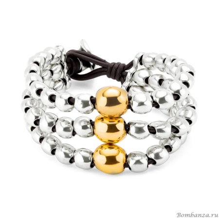 Браслет UNOde50 Ser Intrepida, с серебром PUL2550OROMTL0M