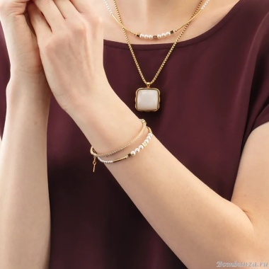Браслет Coeur de Lion,  White-Gold, 4312/30-1416 Браслет Coeur de Lion,  White-Gold, 4312/30-1416. Германия