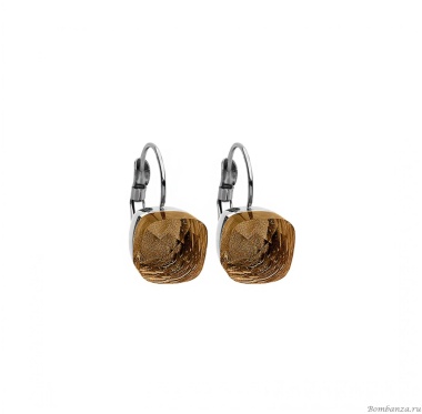 Серьги Qudo, Firenze cognac 304012 BR/S Серьги Qudo, Firenze cognac 304012 BR/S