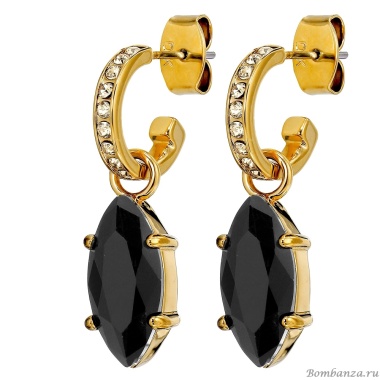Серьги Dyrberg Kern, JUNIPE SG BLACK_GOLDEN, 470001 Серьги Dyrberg Kern, JUNIPE SG BLACK_GOLDEN, 470001