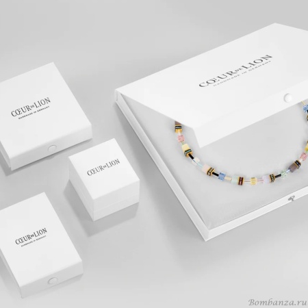 Серьги Coeur de Lion, Light Blue-Gold 5080/20-0745. Германия
