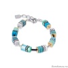 Браслет Coeur de Lion GeoCUBE®, Turquoise Green, 4746/30-0605