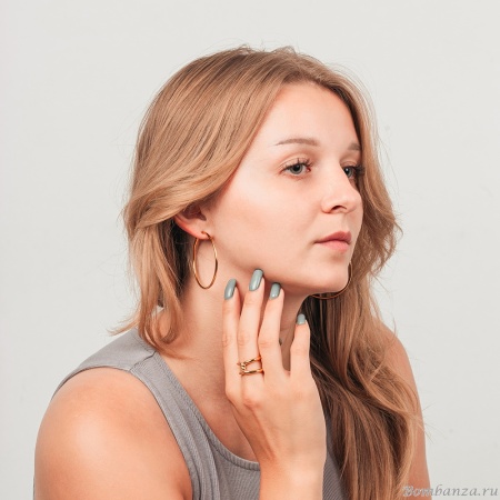 Серьги Fiore Luna, Кольцо Fiore Luna, 50, AWE2950-G-2-50mm