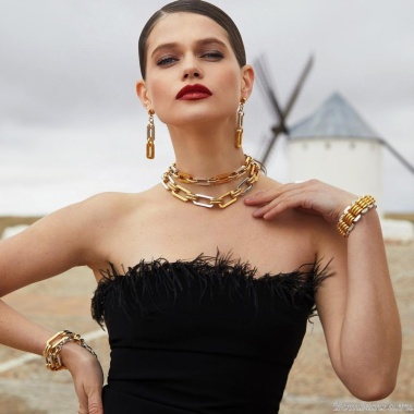 Колье VIDDA, Powerful, металл, VD23-01694 серебристый, 50см