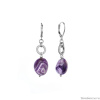 Серьги Lanzerotti, Iris, с аметистом, LZ-26.03-078 фиолетовый