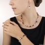 Браслет Coeur de Lion, White&Red Swarovski 4013/30-0300. Германия