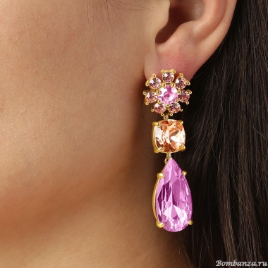 Серьги Dyrberg Kern, MISIA SG ROSE / PEACH, 460513 Серьги Dyrberg Kern, MISIA SG ROSE / PEACH, 460513