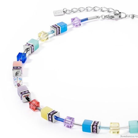 Колье Coeur de Lion, GeoCUBE® Multicolour Happiness, 2838/10-1591 Колье Coeur de Lion, GeoCUBE® Multicolour Happiness, 2838/10-1591
