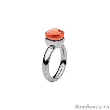 Кольцо Qudo, Firenze orange glow 16 мм 611930 BR/S Кольцо Qudo, Firenze orange glow 16 мм 611930 BR/S