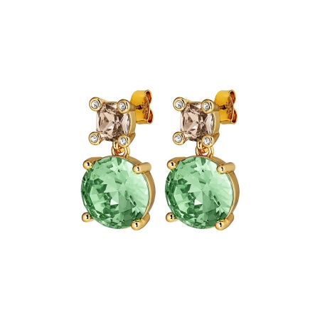 Серьги Dyrberg Kern, NICOLA SG LIGHT GREEN/GOLDEN, 440012