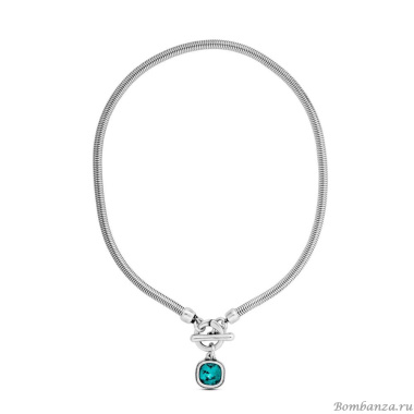 Колье Ciclon, Solitario, с кристаллом Swarovski, CN-EMO812 голубой