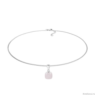 Колье Qudo, Firenze Dark Rose Opal, 400018.1 R/S Колье Qudo, Firenze Dark Rose Opal, 400018.1 R/S