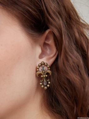 Серьги Fiore di Firenze IRIS ARALDICO NOVA OR05025 Серьги Fiore di Firenze IRIS ARALDICO NOVA OR05025