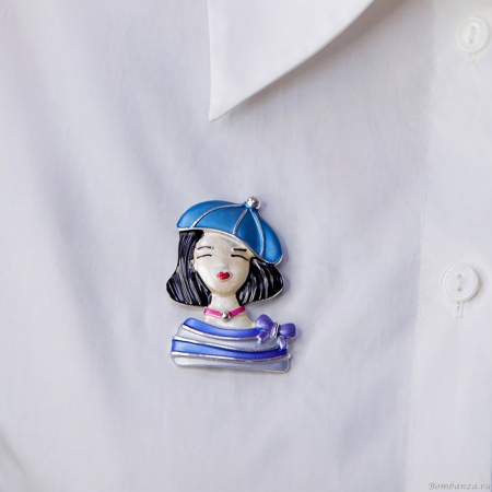 Брошь Shadore, Девочка в берете