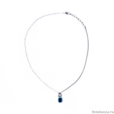 Колье Moon Paris, Ringo, с кристаллами, MR-22.03-018 синий