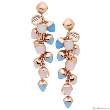 Серьги Boccadamo,  Caleida Blue-Rose XOR534RC BL/R/RG Серьги Boccadamo,  Caleida Blue-Rose XOR534RC BL/R/RG