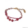 Браслет Lanzerotti, Elisir, с кварцем, турмалином и гранатом, LZ-25.10-301 розовый