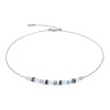 Колье Coeur de Lion, Blue-Silver, 5076/10-0717 Колье Coeur de Lion, Blue-Silver, 5076/10-0717