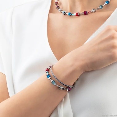 Браслет Coeur de Lion, Blue-Red, 4413/30-0703 Браслет Coeur de Lion, Blue-Red, 4413/30-0703. Германия